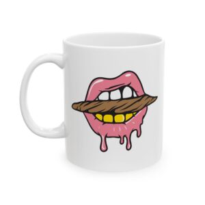 Blunt Lips Weed Coffee Mug
