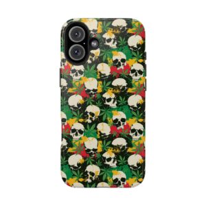 Cannabis Skulls Weed iPhone Case - Image 17
