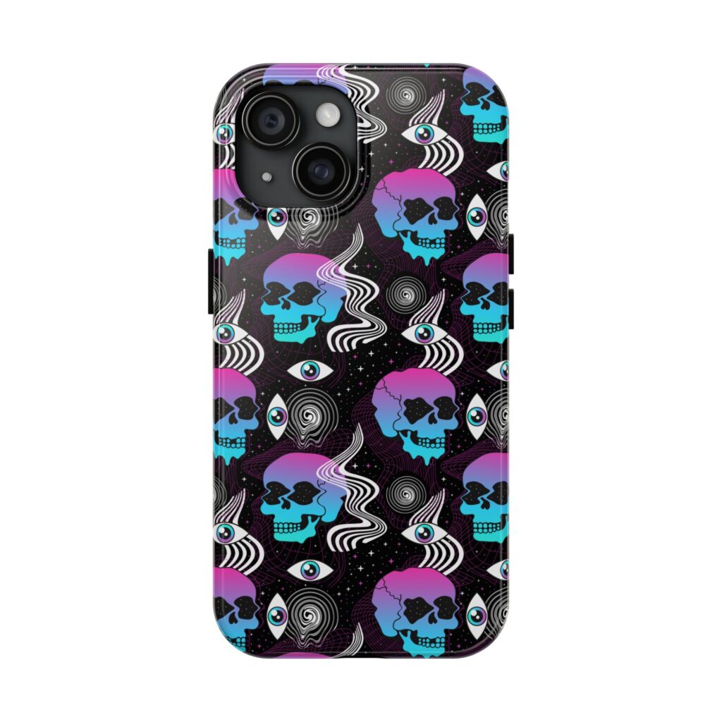 Space Skulls 420 iPhone Case