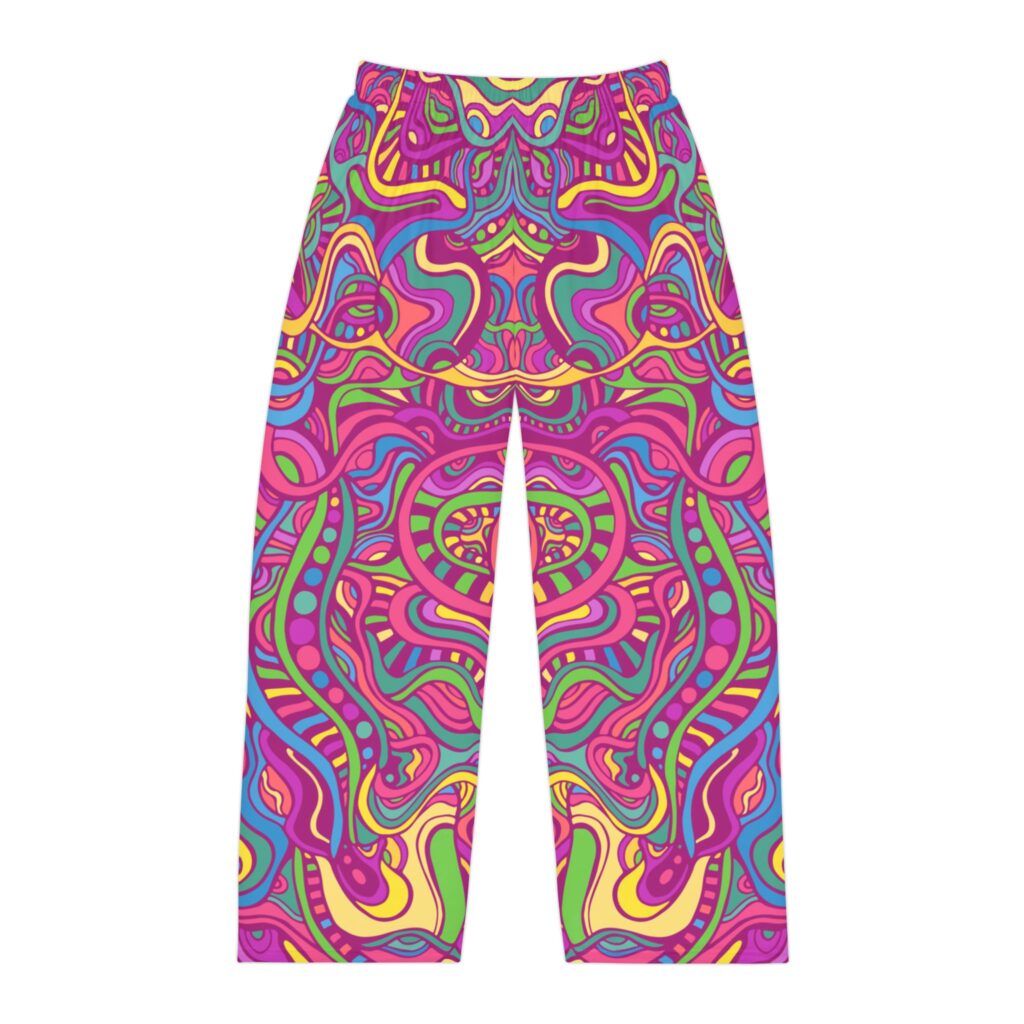 Psychedelic Fractal Men's Stoner PJ Pants