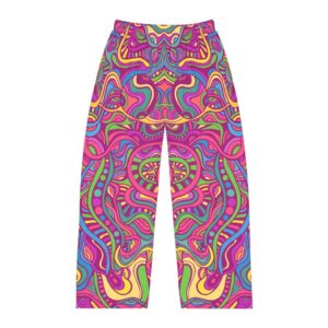 Psychedelic Fractal Men's Stoner PJ Pants