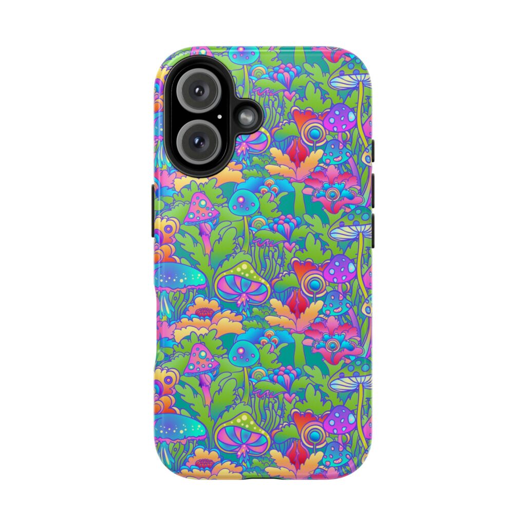 Mushrooms Psychedelic 420 iPhone Case
