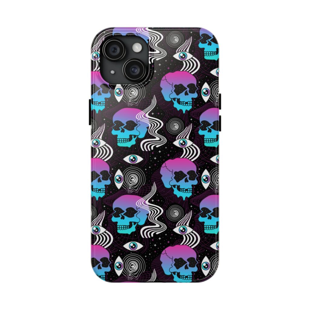Space Skulls 420 iPhone Case