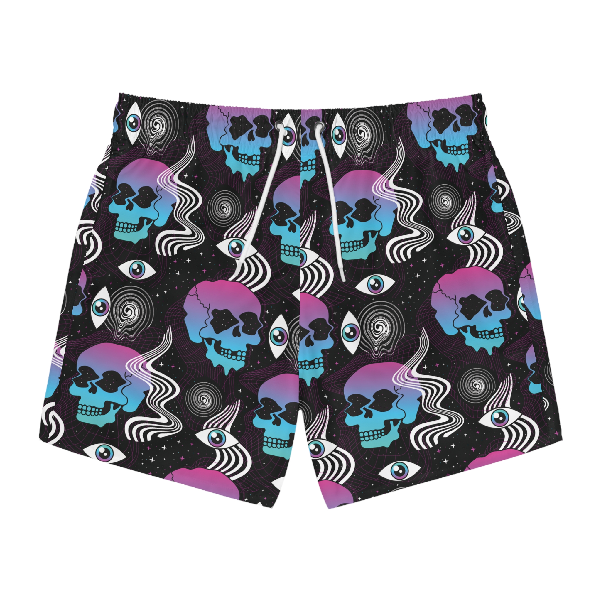 Space Skulls 420 Swim Trunks