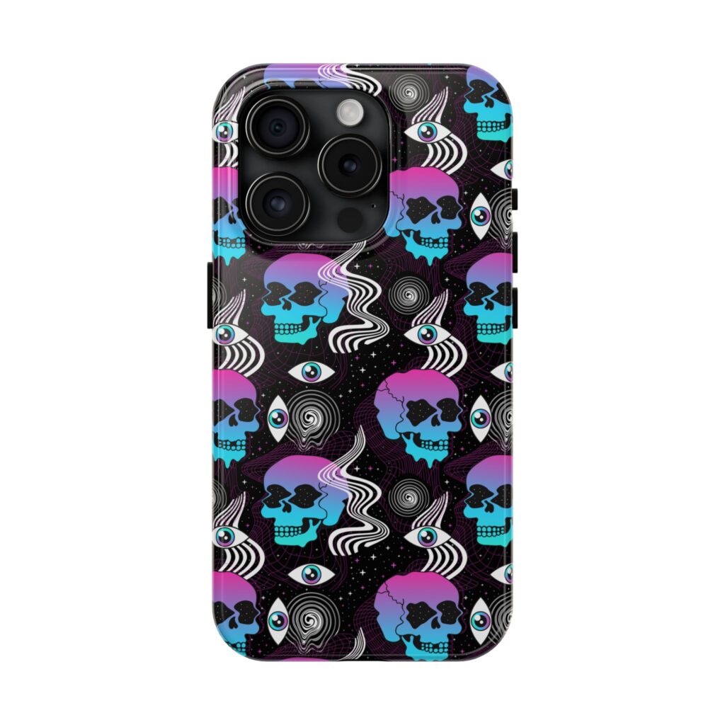 Space Skulls 420 iPhone Case