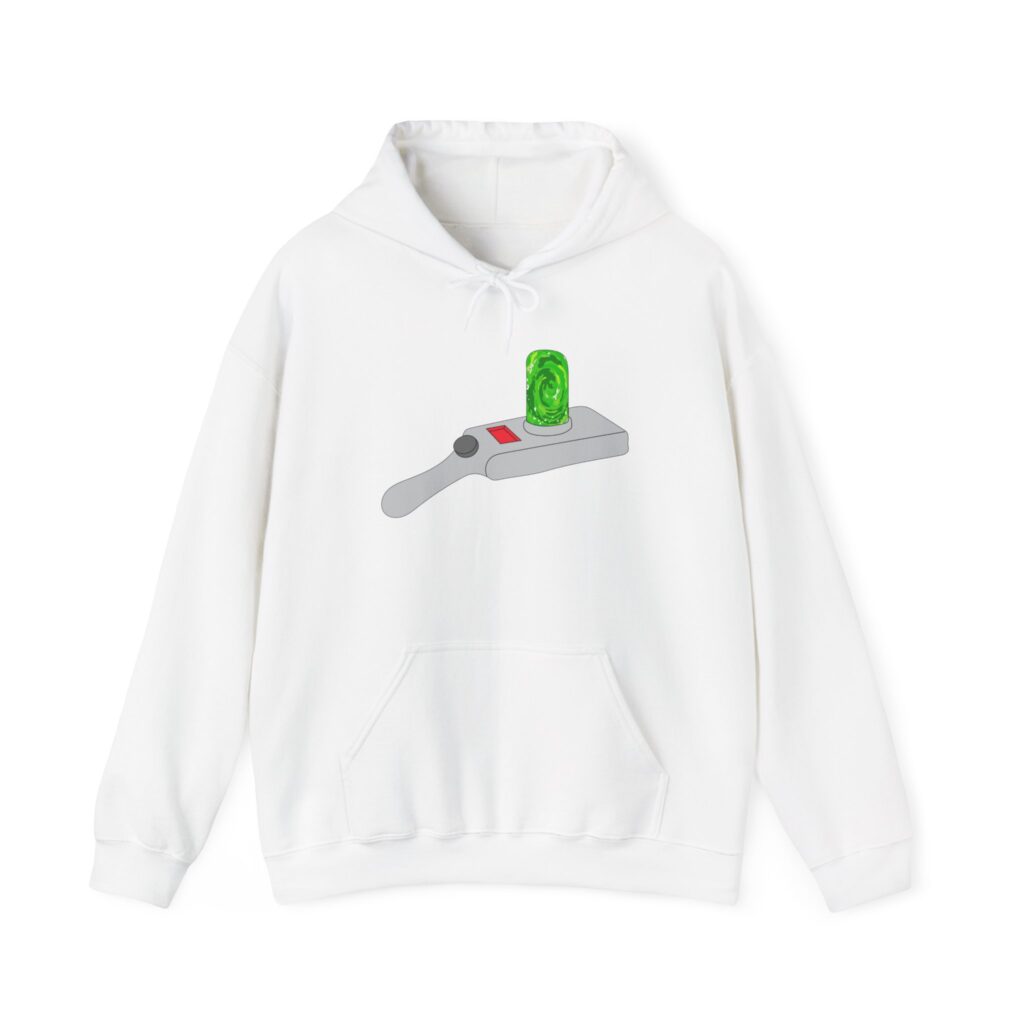 Portal Gun Funny Stoner Hooded Sweatshirt