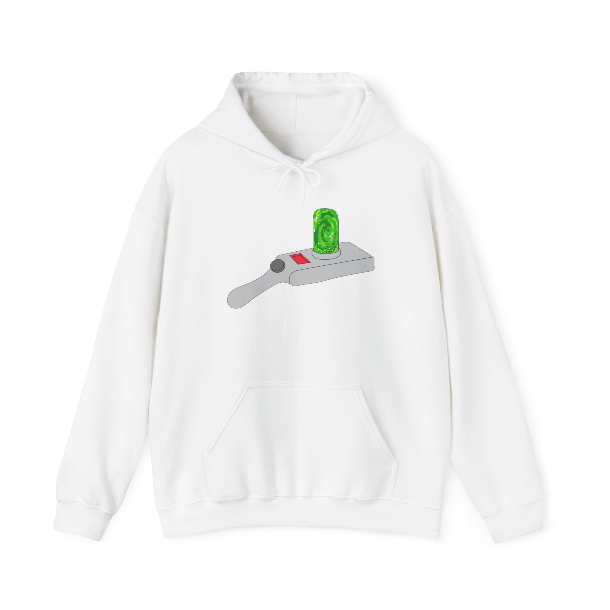 Portal Gun Funny Stoner Hoodie - Image 2