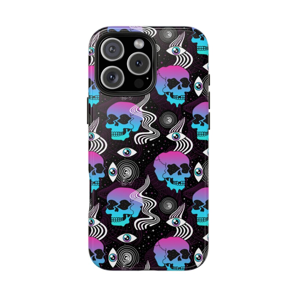 Space Skulls 420 iPhone Case