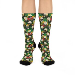 Cannabis Skulls Weed Socks