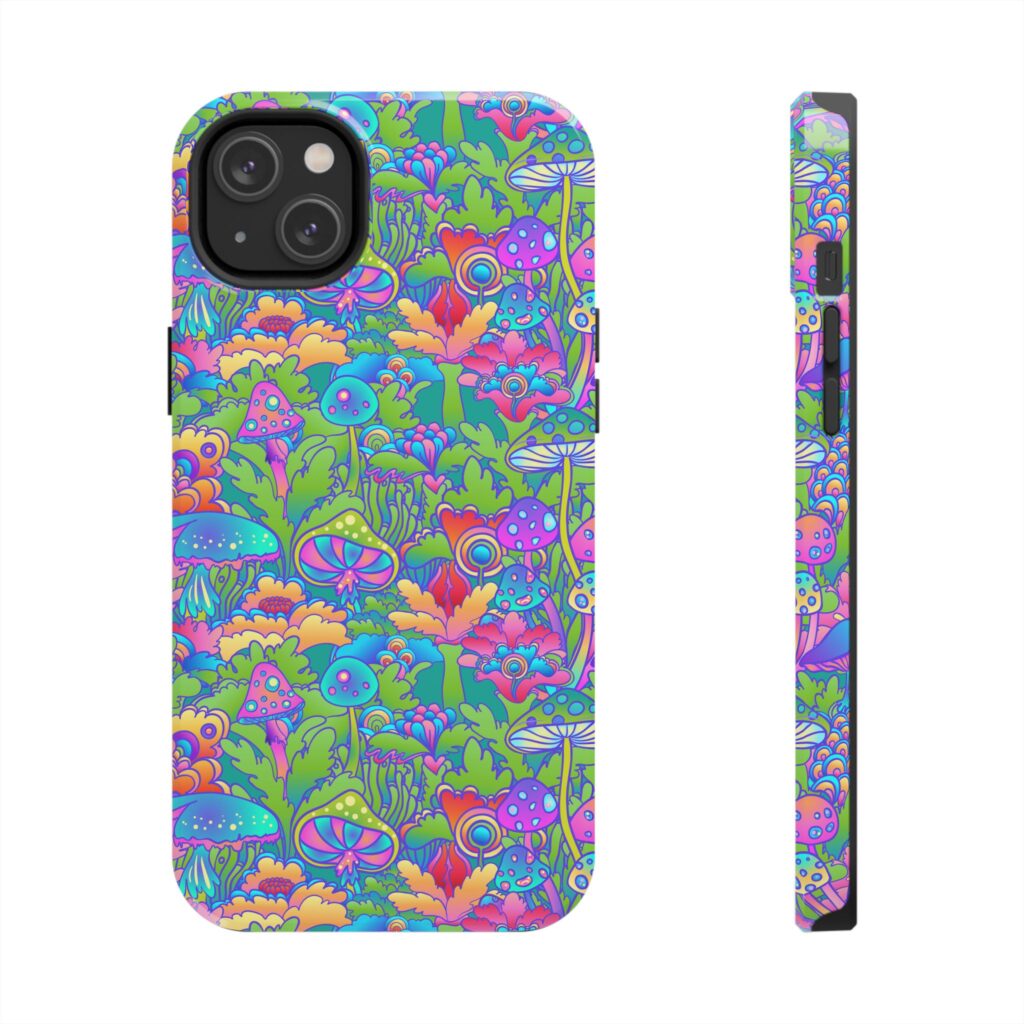 Mushrooms Psychedelic 420 iPhone Case