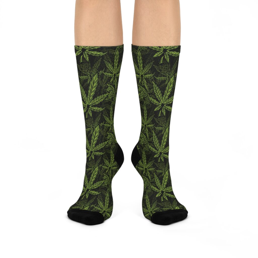 Pot Leaf Weed Socks