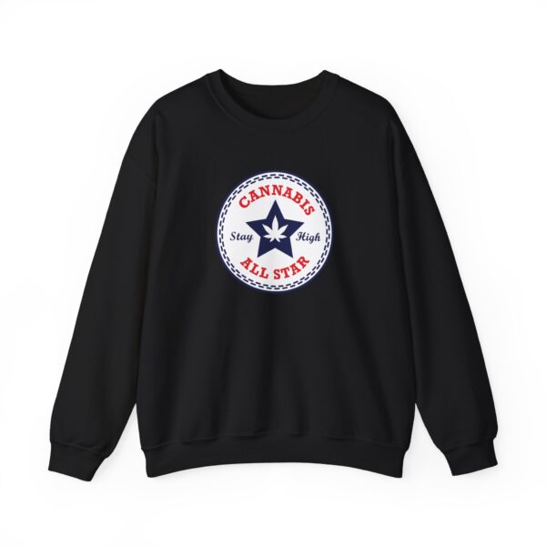 Cannabis All Star Funny Weed Sweatshirt