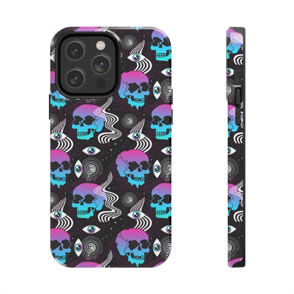 Space Skulls 420 iPhone Case