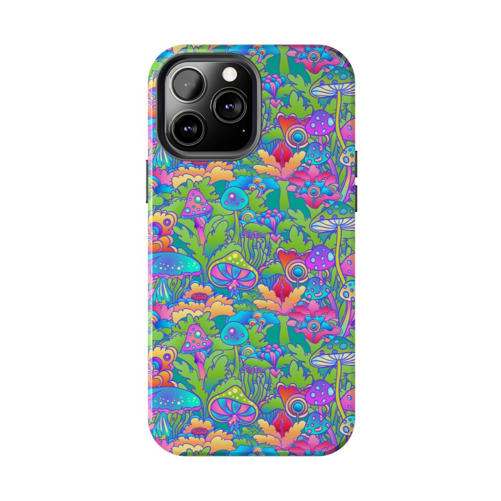 Mushrooms Psychedelic 420 iPhone Case