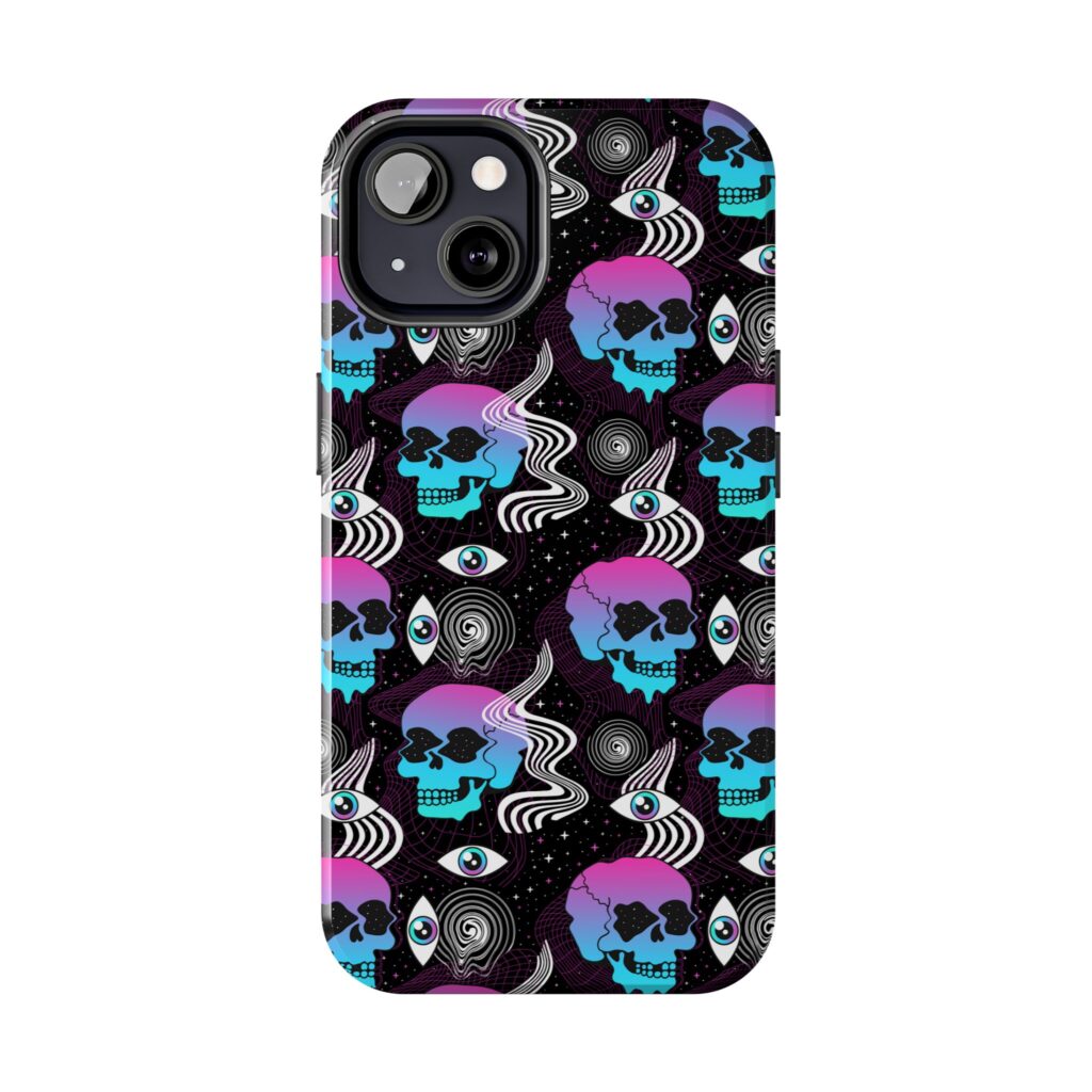 Space Skulls 420 iPhone Case