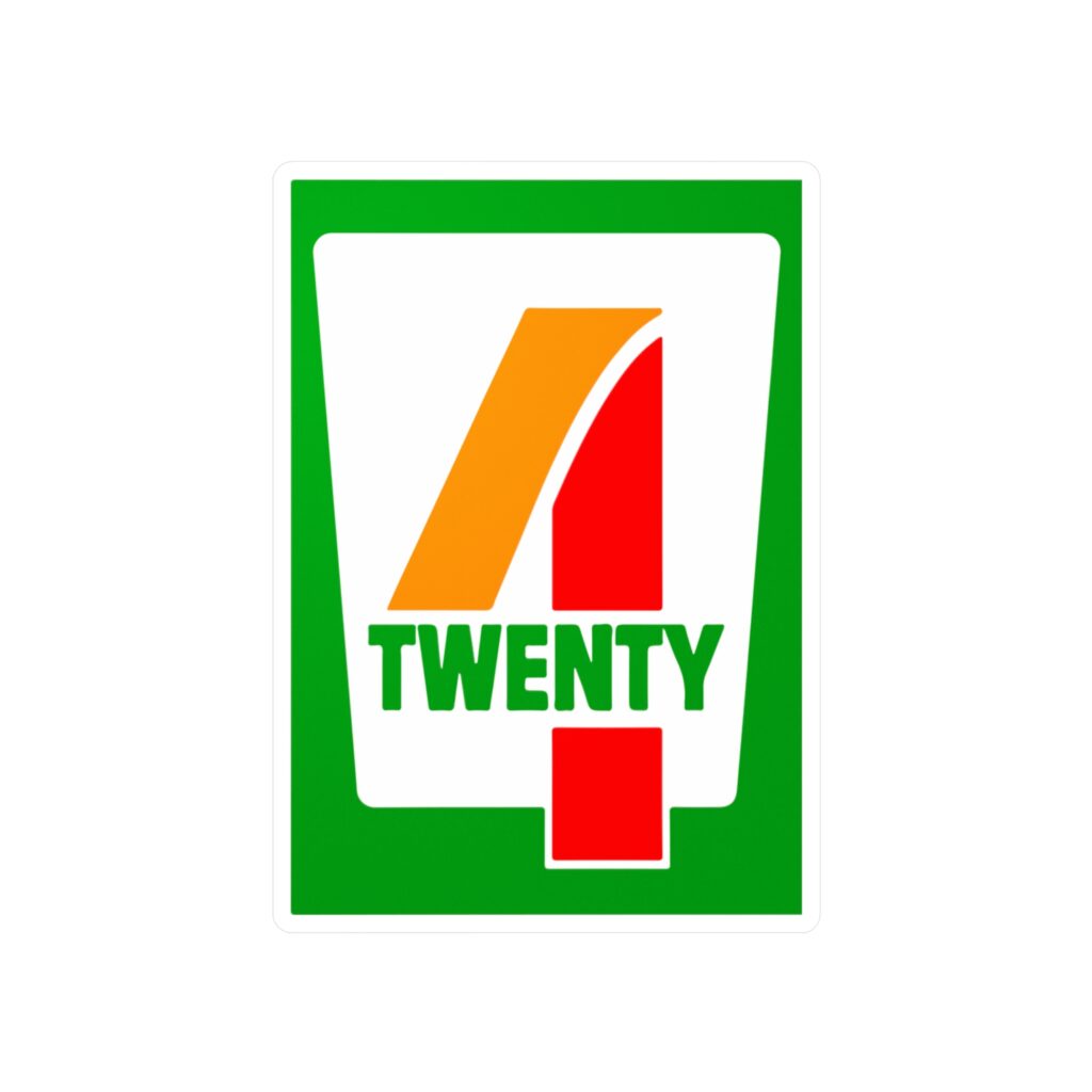 4/20 Mart Marijuana Sticker