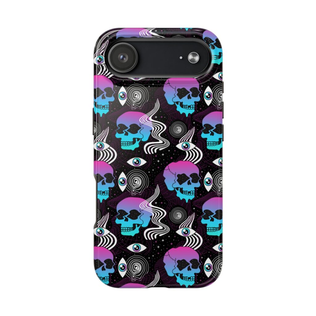 Space Skulls 420 iPhone Case