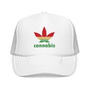 Cannabis Trefoil 420 Trucker Hat