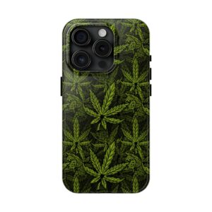 Pot Leaf Weed iPhone Case - Image 11