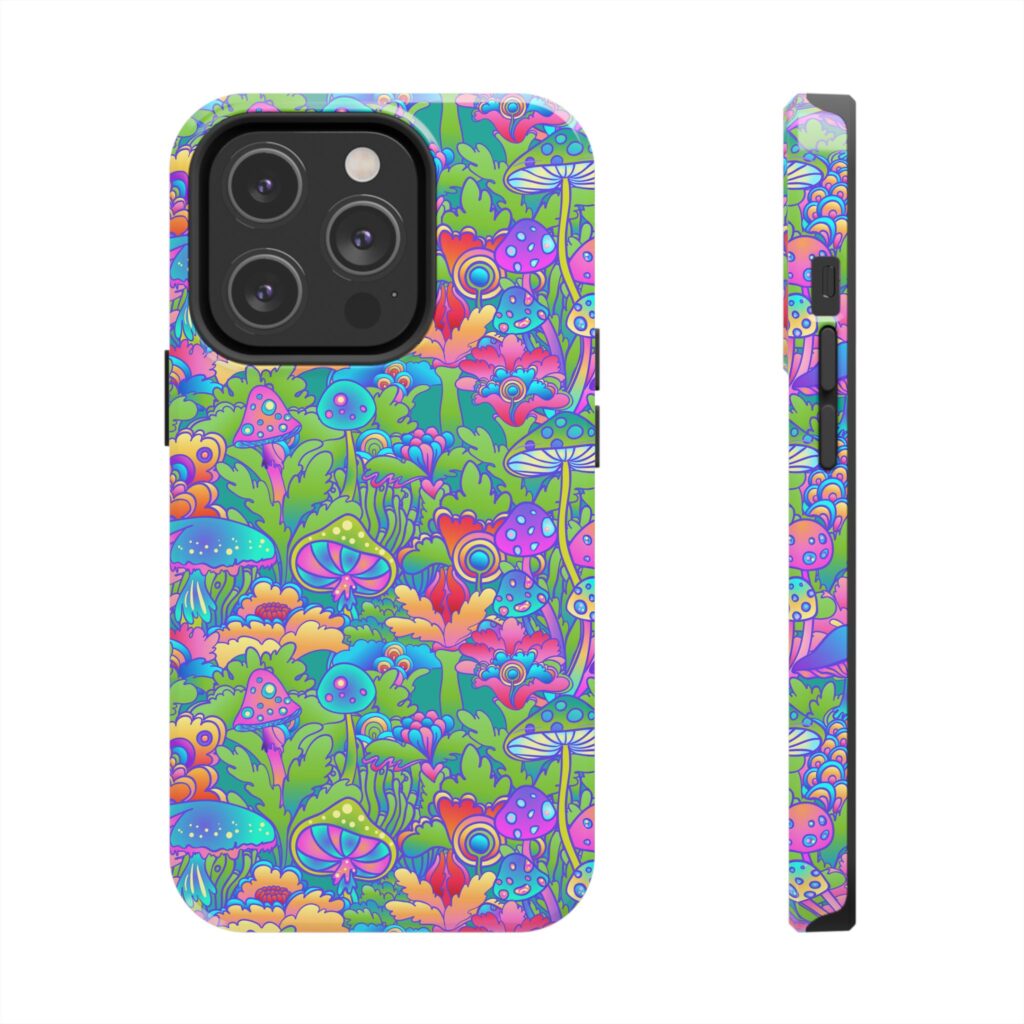 Mushrooms Psychedelic 420 iPhone Case