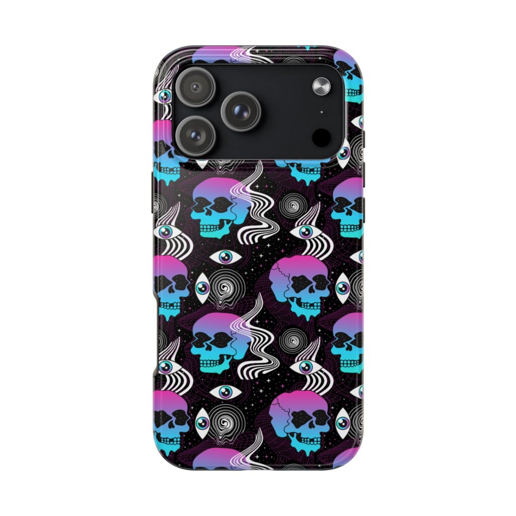 Space Skulls 420 iPhone Case