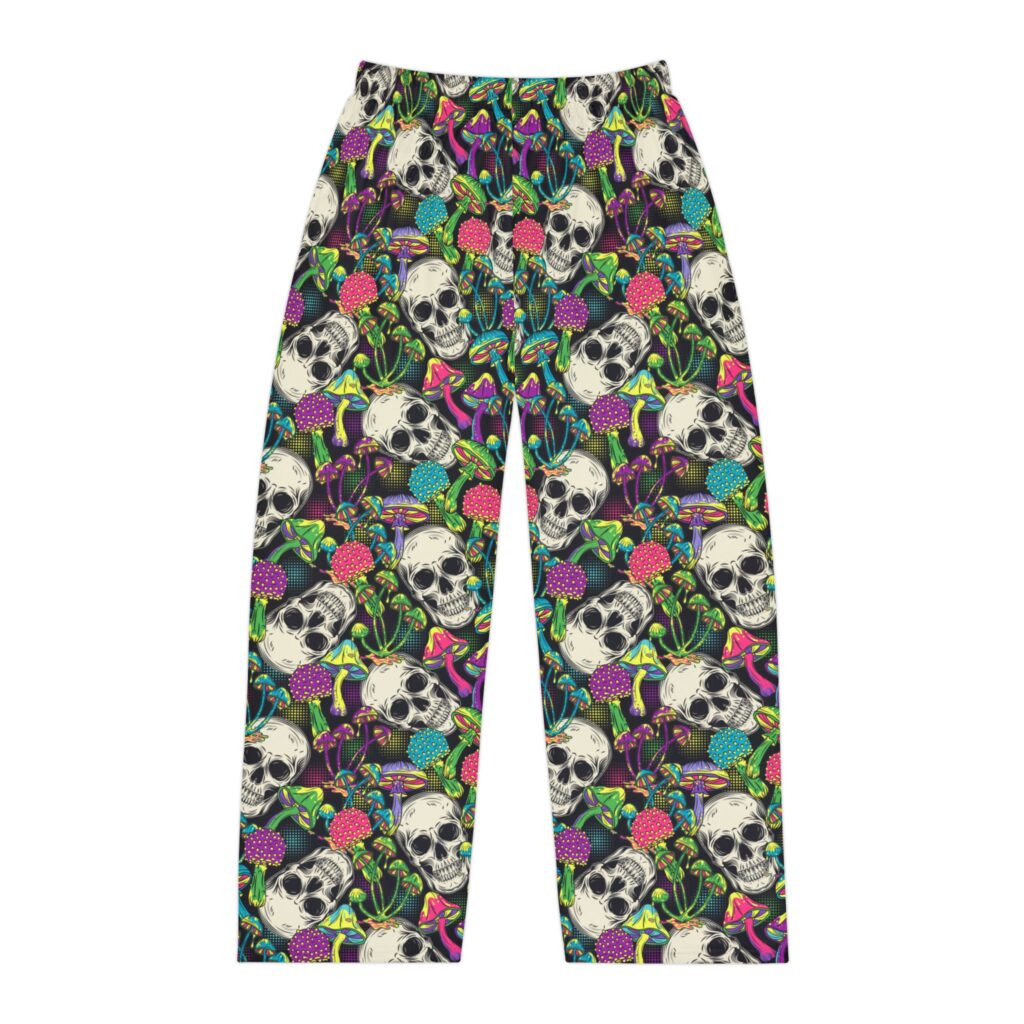 Mushroom Skulls Men's Weed Pajama Pants