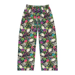 Mushroom Skulls Men's Weed Pajama Pants