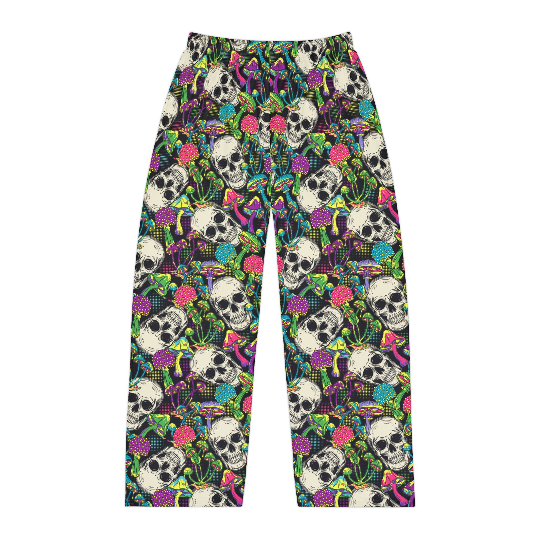 Mushroom Skulls Men's Weed Pajama Pants
