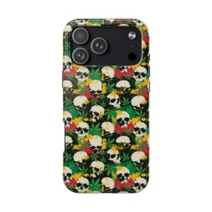 Cannabis Skulls Weed iPhone Case - Image 19
