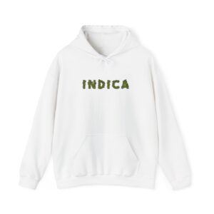 Indica Flower Graphic Weed Hooded Sweatshirt
