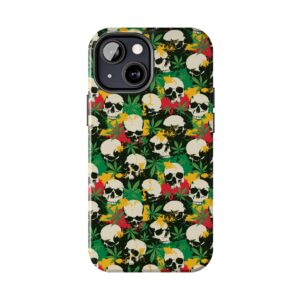 Cannabis Skulls Weed iPhone Case - Image 3