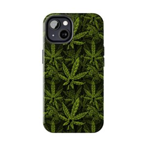 Pot Leaf Weed iPhone Case - Image 2