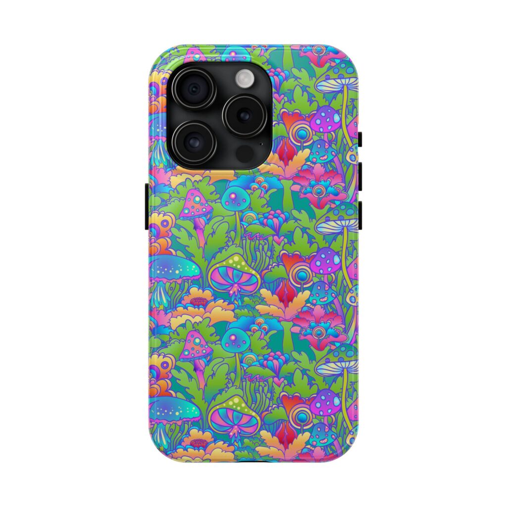 Mushrooms Psychedelic 420 iPhone Case