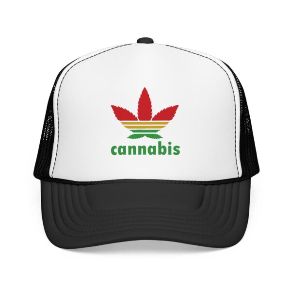 Cannabis Trefoil Marijuana Trucker Hat