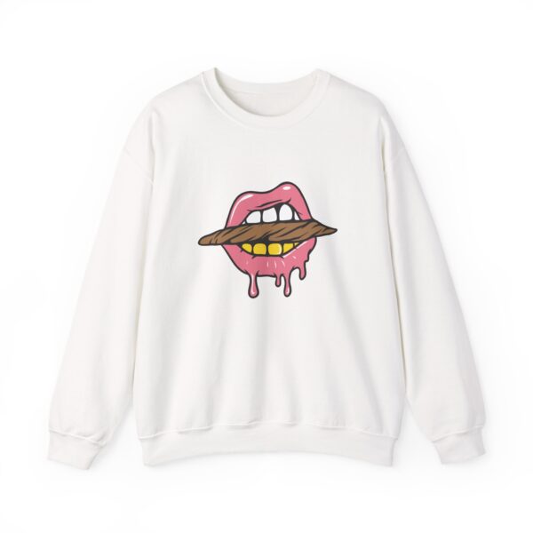 Blunt Lips Graphic 420 Crewneck Sweatshirt