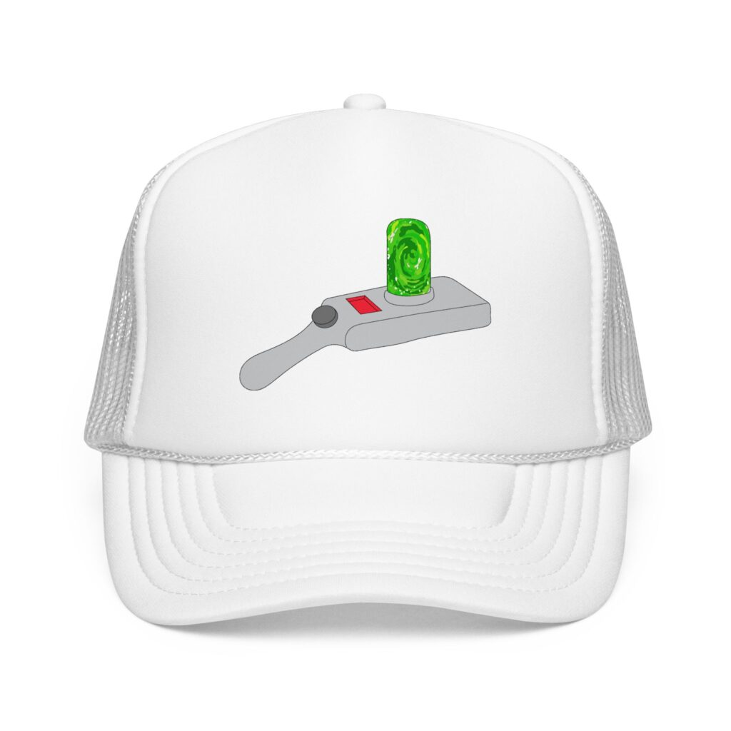 Portal Gun 420 Trucker Hat