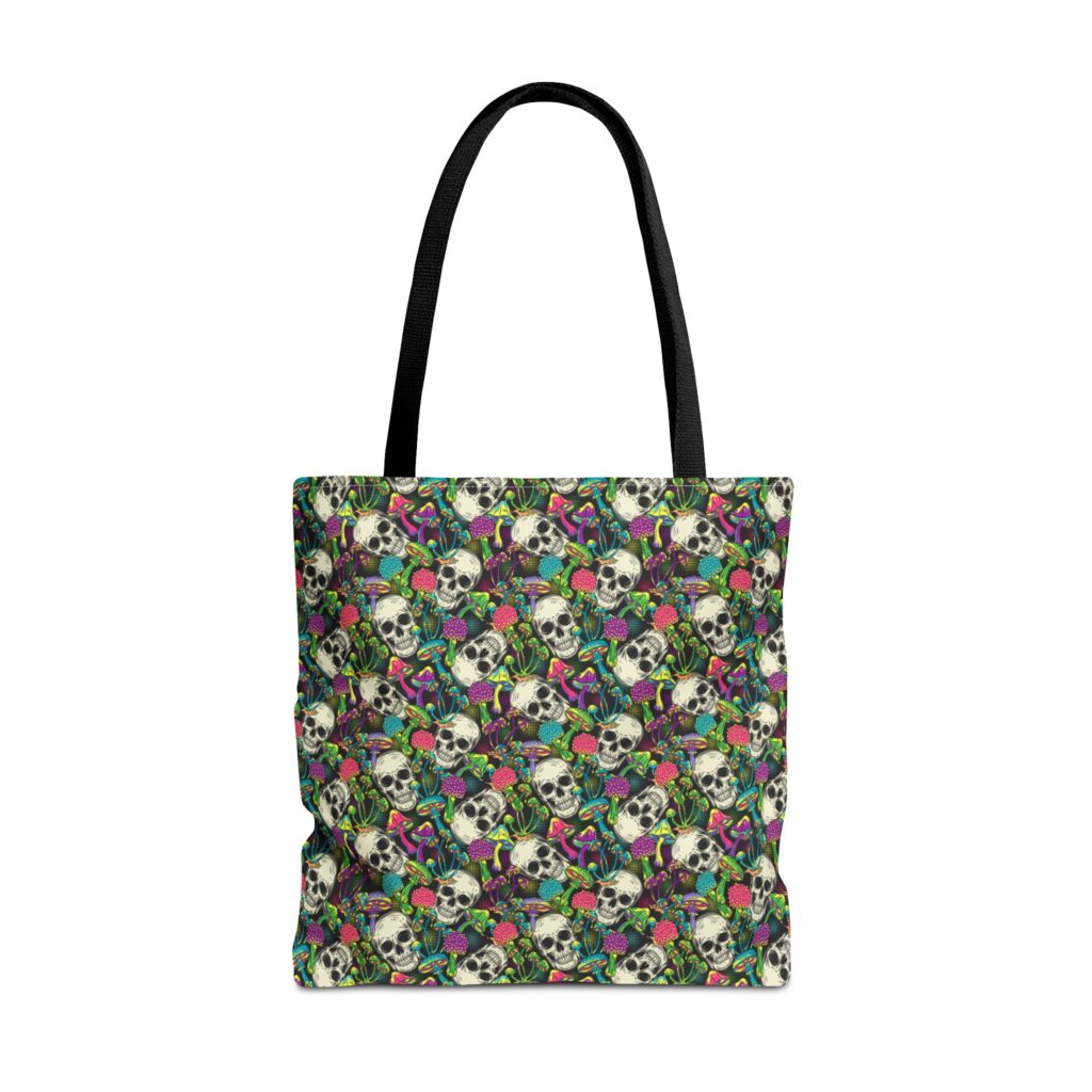 Mushroom Skulls Weed Tote Bag