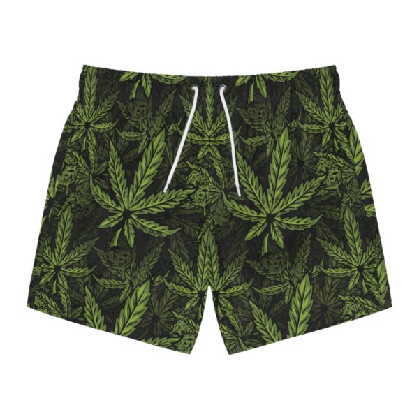 Pot Leaf Weed Swim Trunks