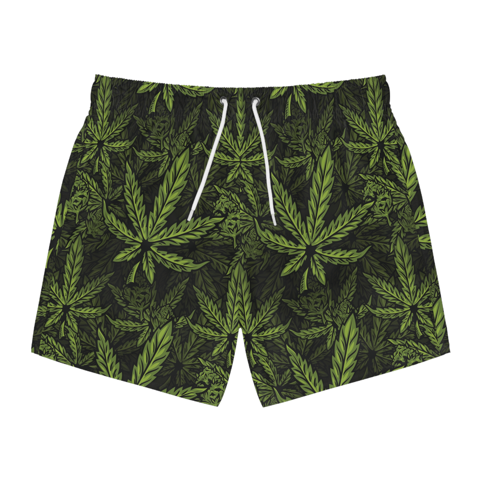 Pot Leaf Weed Swim Trunks