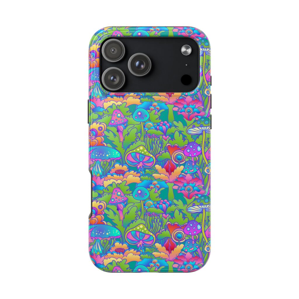 Mushrooms Psychedelic 420 iPhone Case