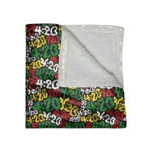 Four Twenty Crushed Velvet Stoner Blanket