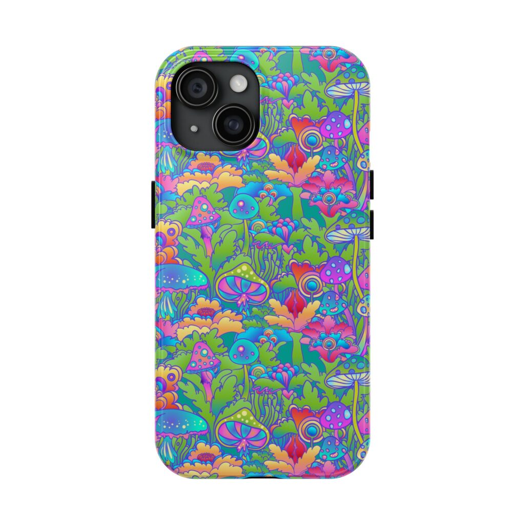 Mushrooms Psychedelic 420 iPhone Case