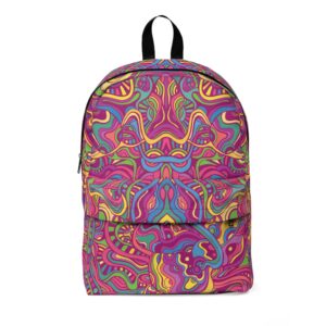 Psychedelic Fractal 420 Backpack