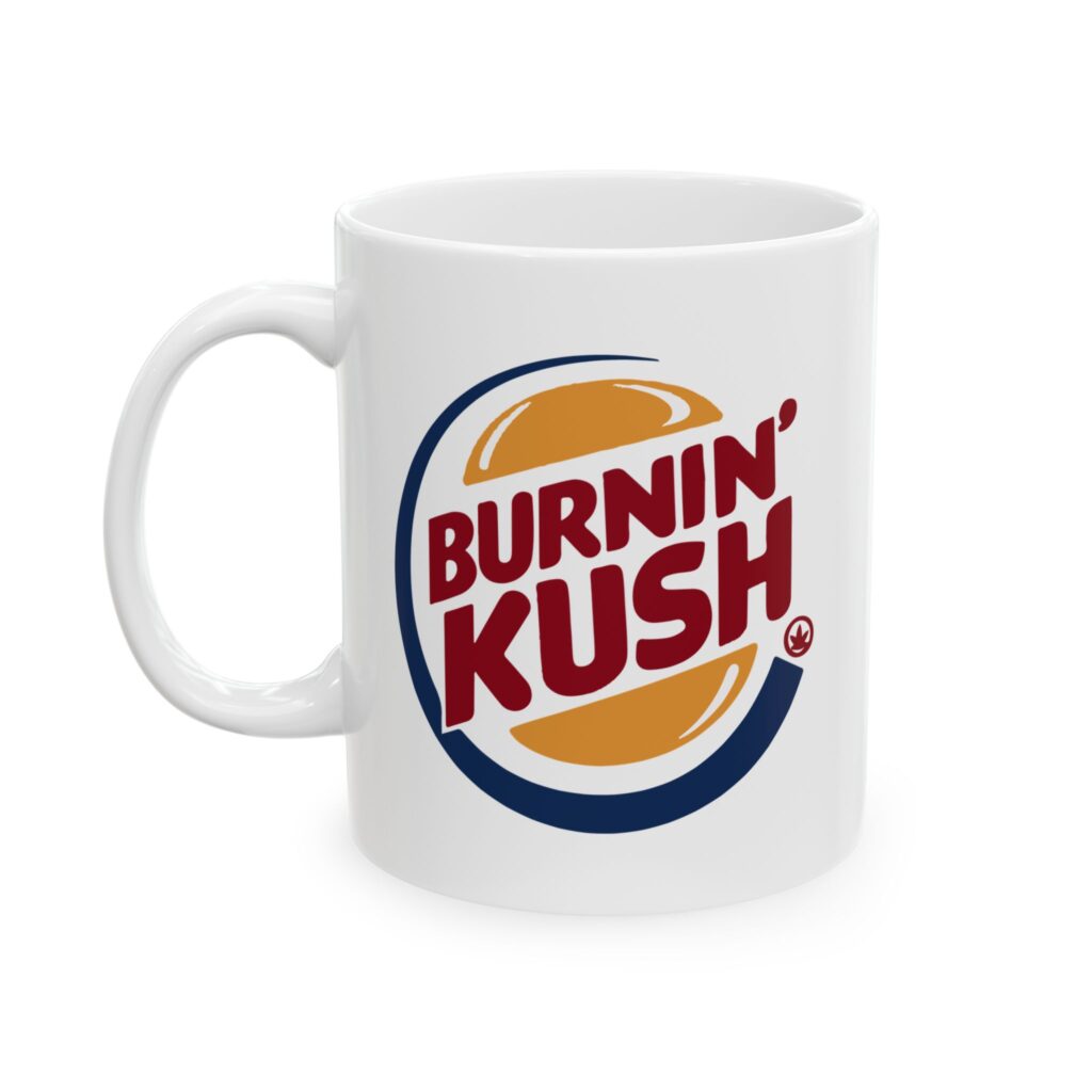 Burnin' Kush Weed Coffee Mug