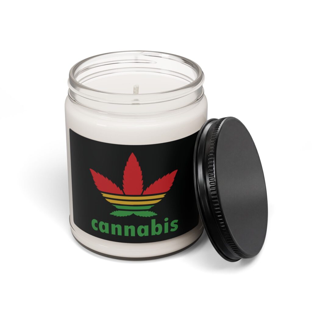 Cannabis Trefoil Weed Candle