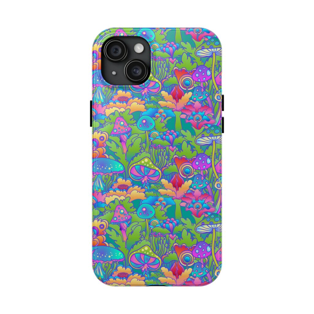 Mushrooms Psychedelic 420 iPhone Case