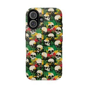 Cannabis Skulls Weed iPhone Case - Image 16