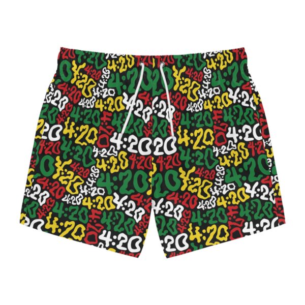 Four Twenty Weed Swim Trunks