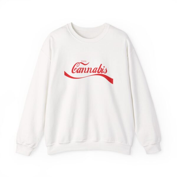 Enjoy Cannabis Funny Stoner Crewneck Sweatshirt
