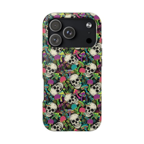 Mushroom Skulls Weed iPhone Case
